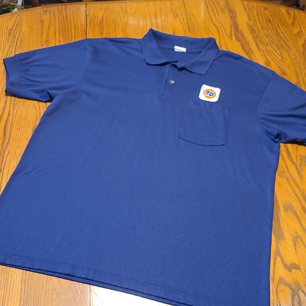 Vintage Blue 76 Polo / Golf Shirt - Men's XL